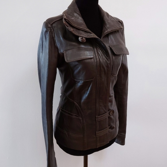 DANIER real leather jacket size small - Picture 3 of 6